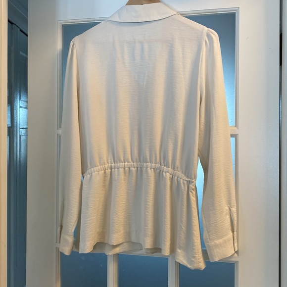 Fake wrap blouse / office wear - Picture 5 of 7